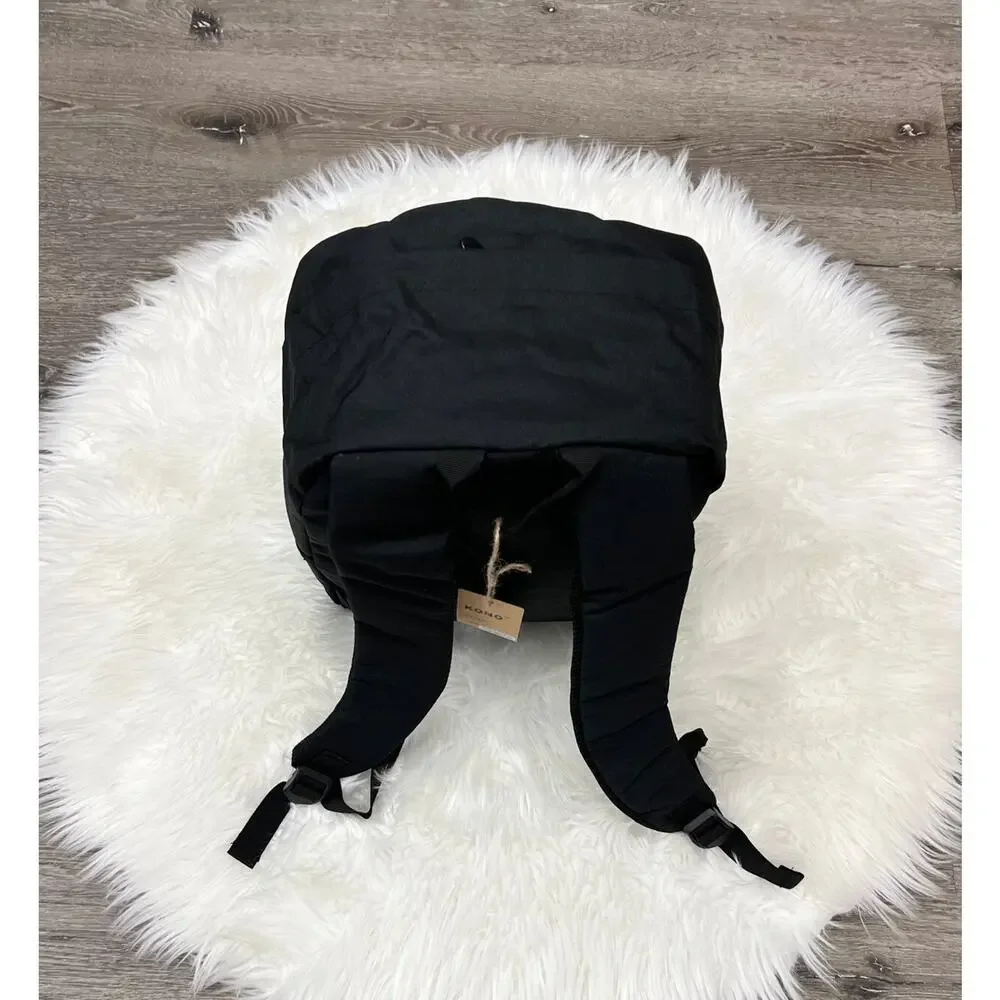 Kono Basic Black Backpack - Back To School‎ 16